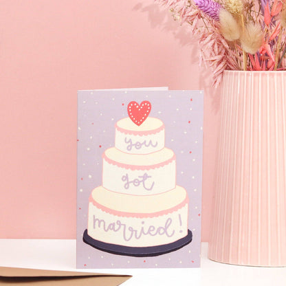 Oh, Laura - Greeting card - 'you got married'