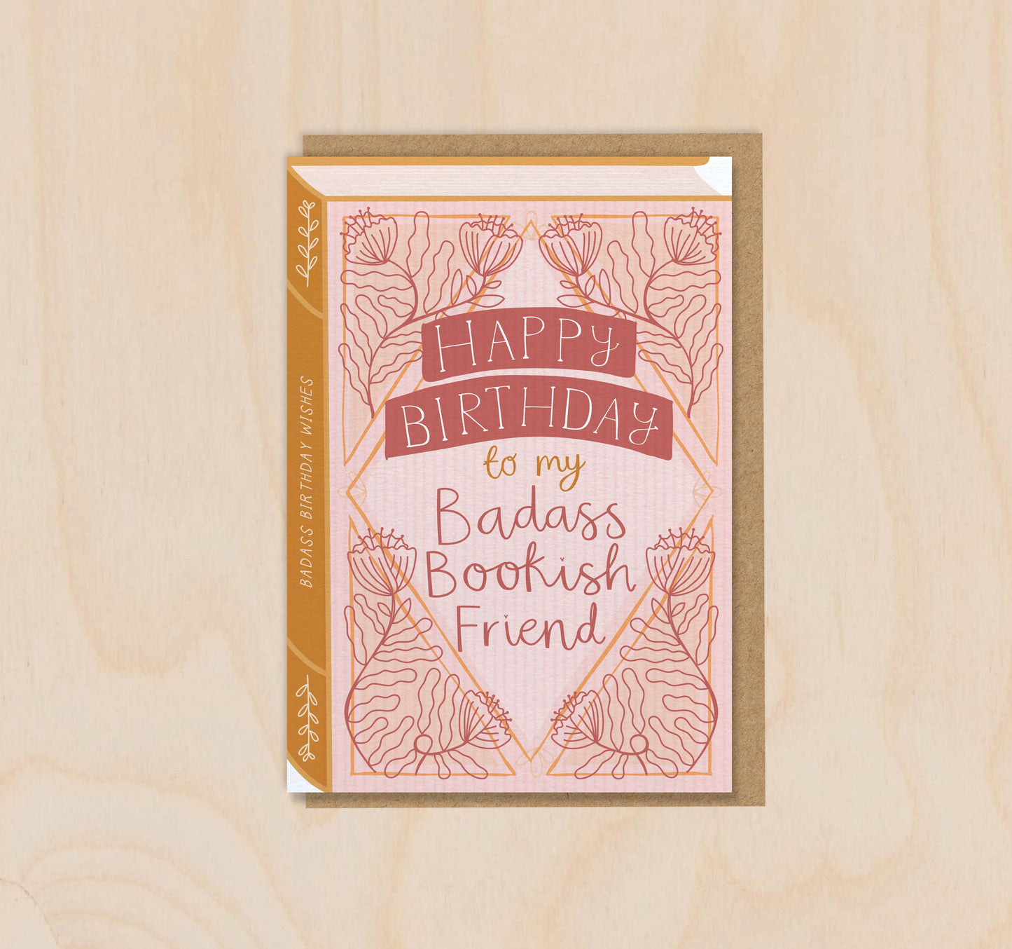 Two For Joy Illustration - Happy Birthday to My Badass Bookish Friend