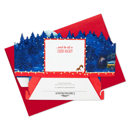 Hallmark - Musical Christmas Card 3D PopUp Light Music National Lampoon