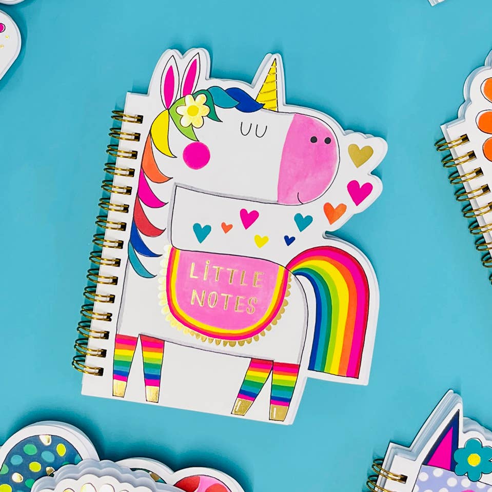 Rachel Ellen Designs - Shaped Notebooks - Unicorn