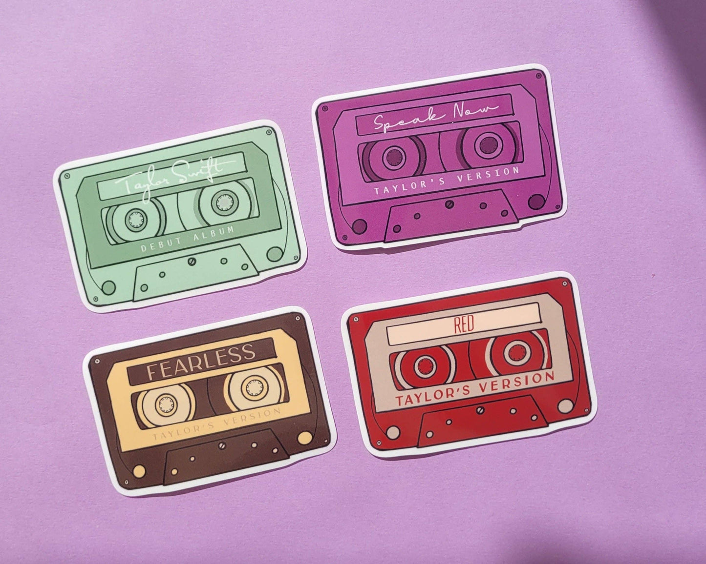 Danni Boden Designs - Taylor Swift Debut Album Inspired Cassette Tape Sticker