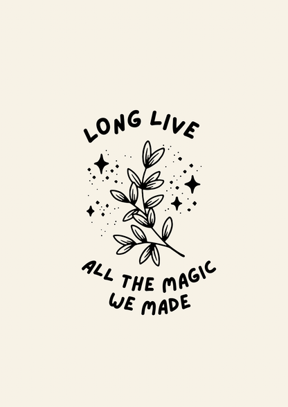 Blue Iris Designs Co - Long Live taylor swift inspired print