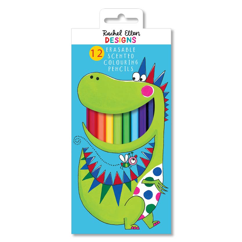 Rachel Ellen Designs - Scented Colouring Pencils - Dinosaur