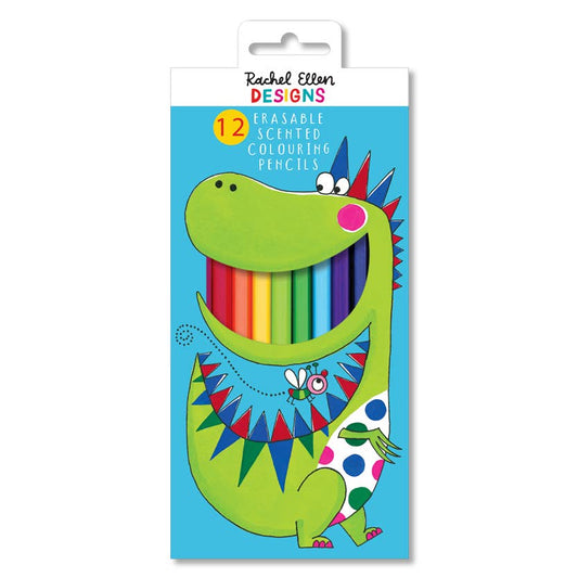 Rachel Ellen Designs - Scented Colouring Pencils - Dinosaur