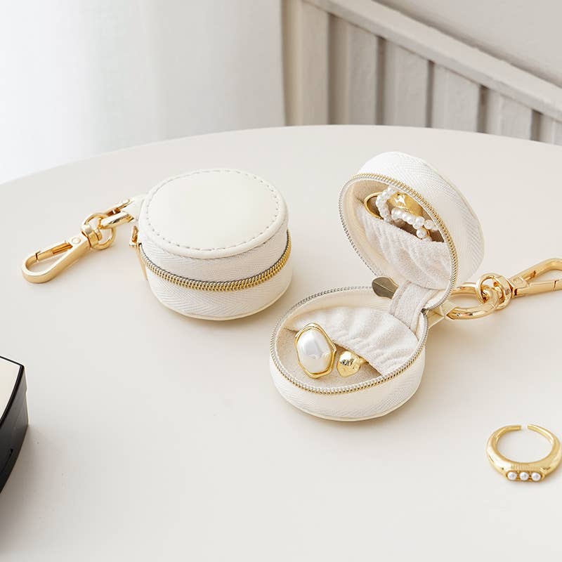 Last True Angel - Mini Bag Charm Jewellery Case in Cream