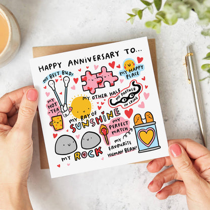 Funny Pun Filled Anniversary Card