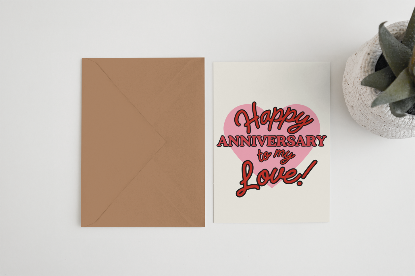 Blue Iris Designs Co - Happy Anniversary to my love A6/5x7 card
