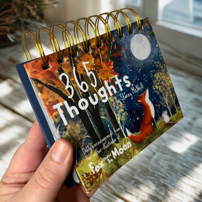 Fox Under The Moon - 365 Thoughts - Daily Encouragement Desktop Flipbook