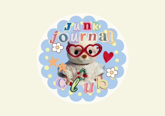 Shellflower - Junk Journal Club Vinyl Sticker