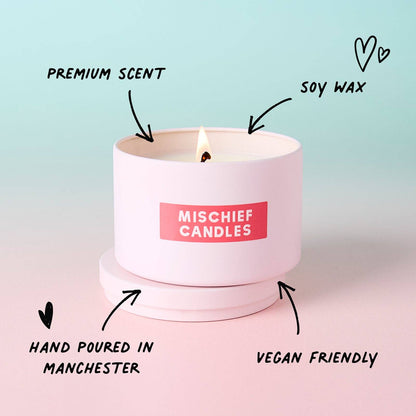 Mischief Candles - Mischief Club Pink Tin Candle