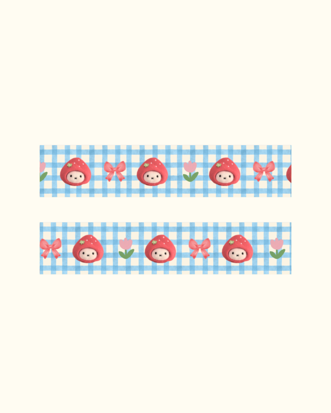 Shellflower - Strawberry Bunny Washi Tape 