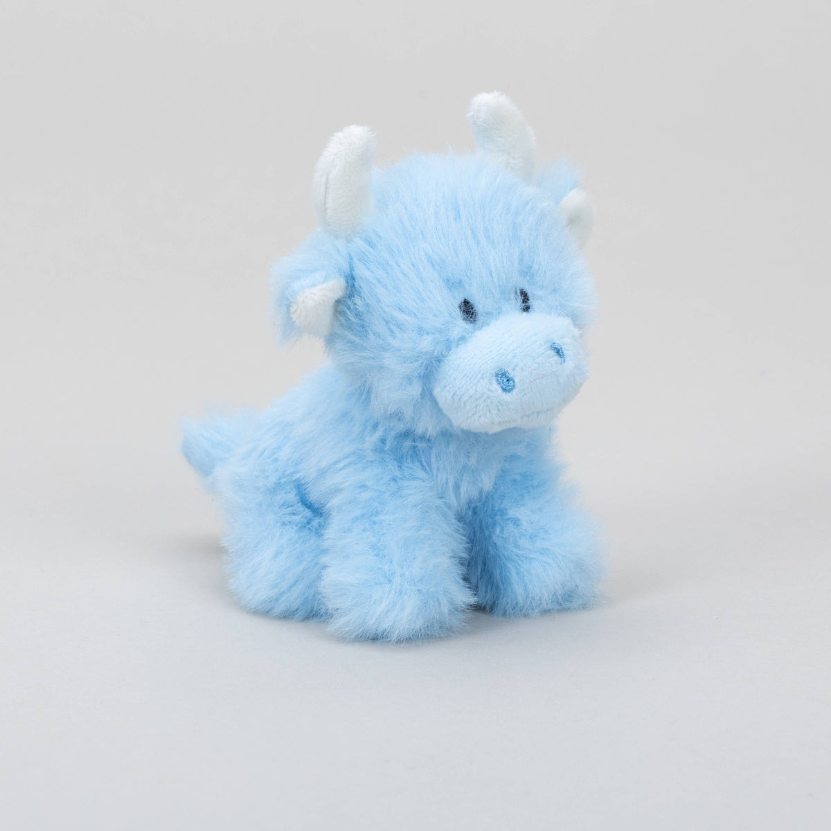 Jomanda Soft Toys & Accessories - UK Based - Baby Blue Mini Highland Cow Soft Toy COOllectible Cow