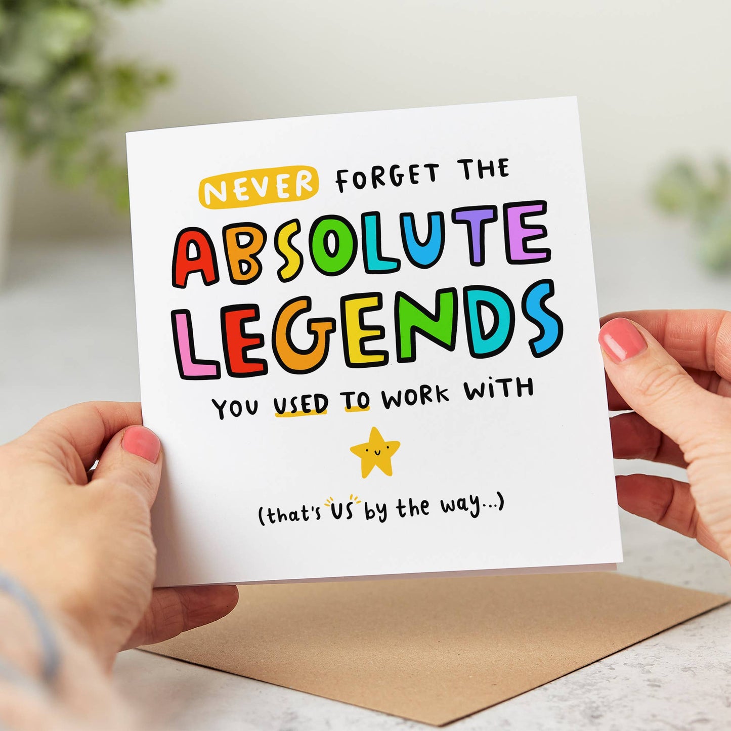 Absolute Legends - New Job Leaving Card