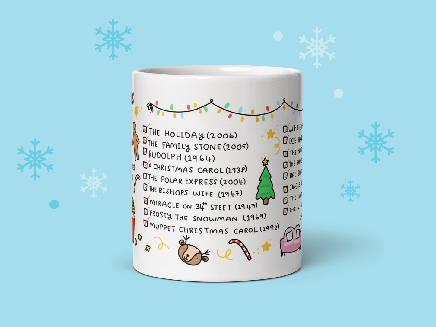Feel Good Gift co. - Christmas mug, Christmas movie mug, Classic films Gift Mug