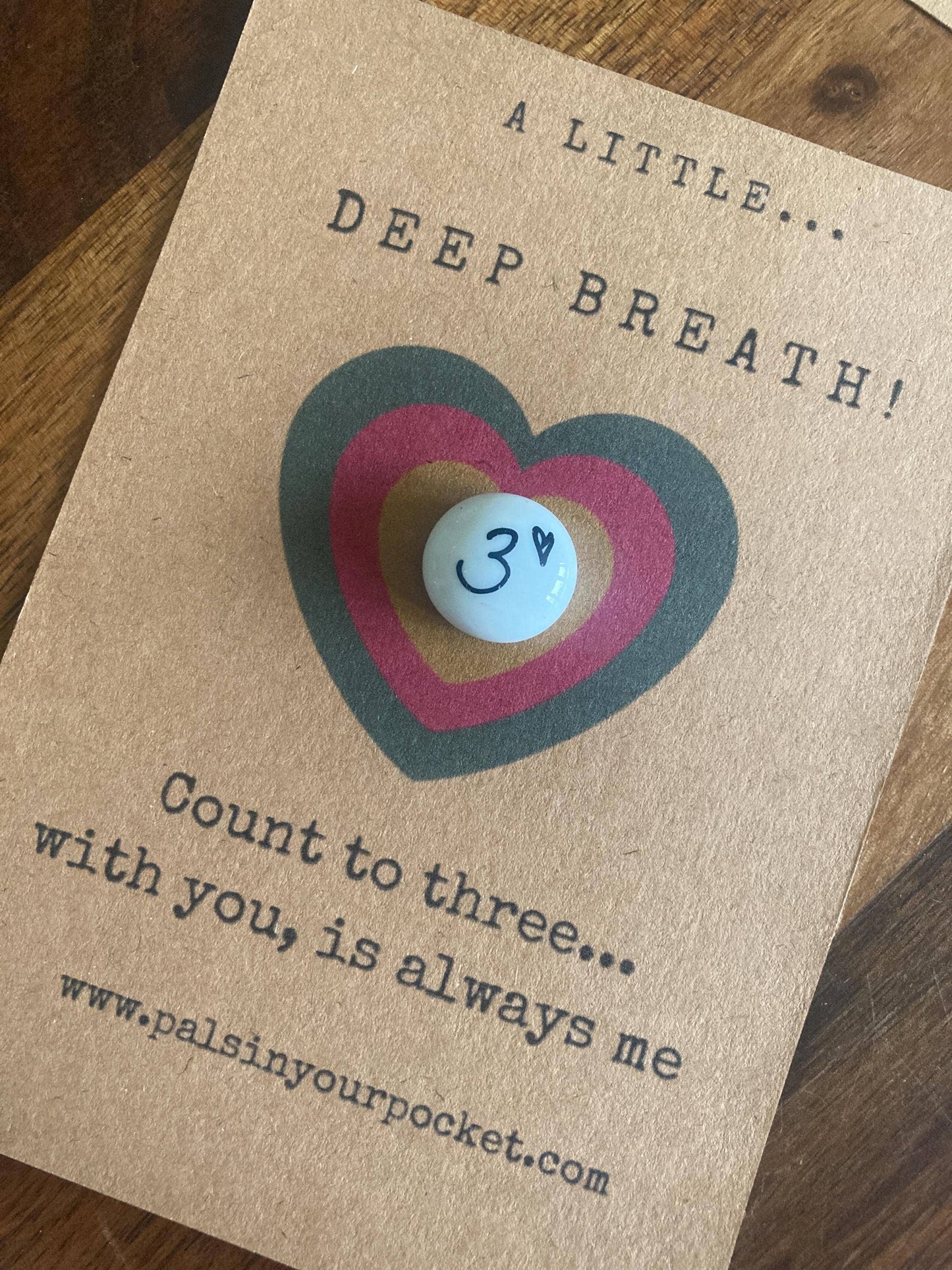 Pals in your Pocket - Relaxation Stress Relief Meditation Pebble