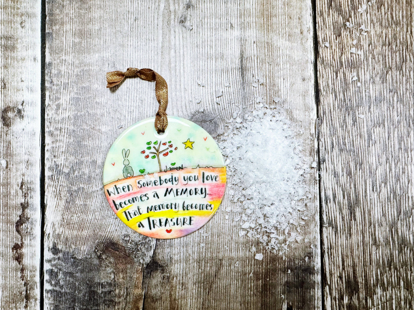 Little Heart - Memories Ceramic Bauble