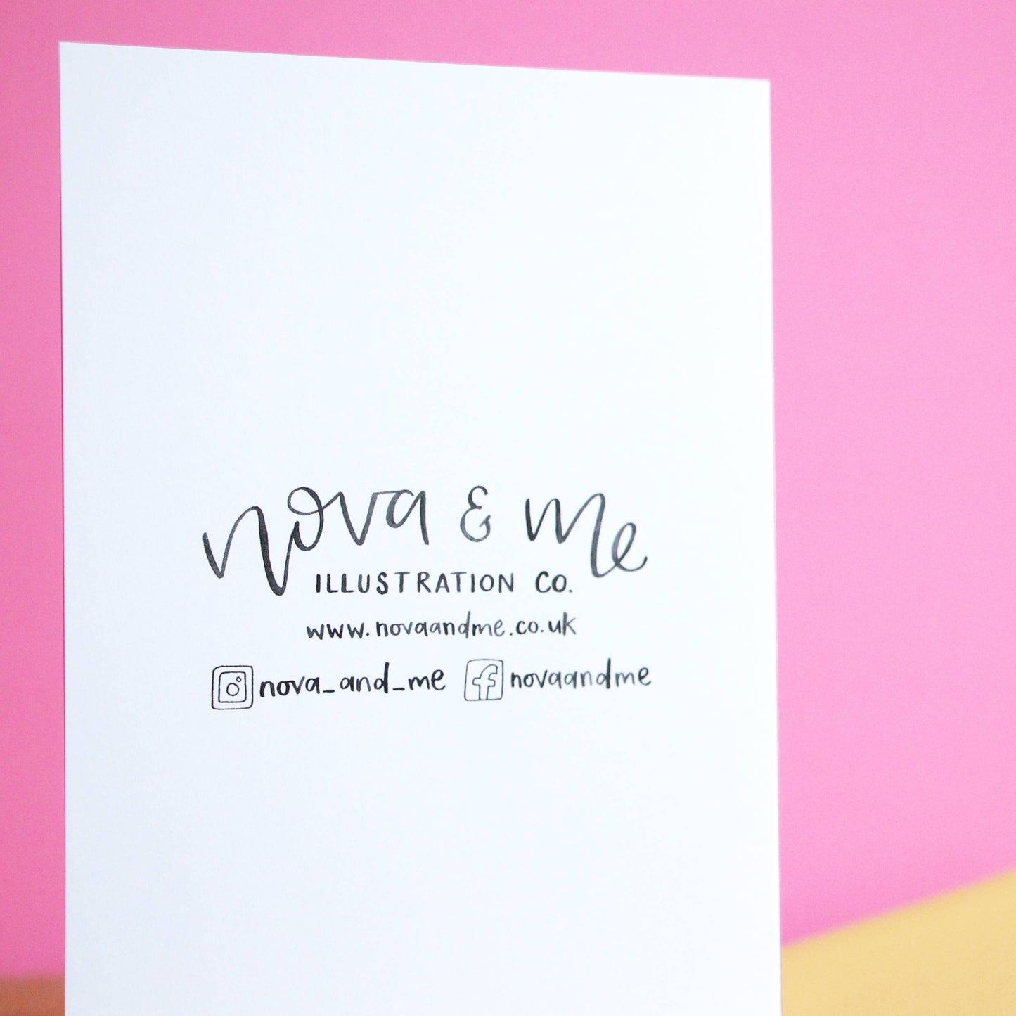 Nova & Me - Celebration, Greetings Card