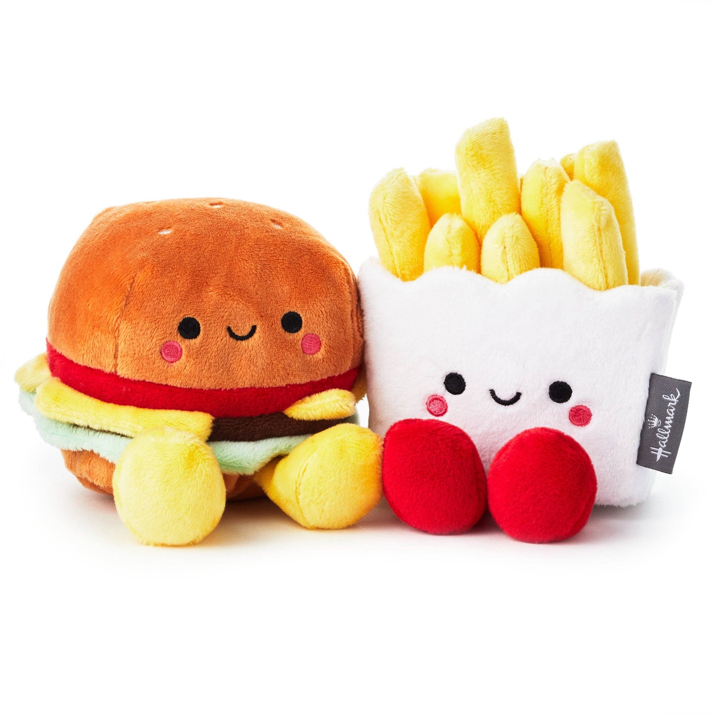 Hallmark - Better Together Burger & Fries Magnetic Soft Toy Pair