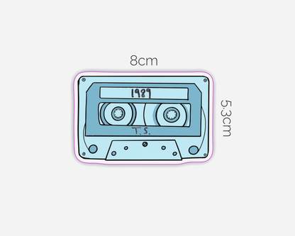 Danni Boden Designs - 1989 Album Cassette Tape Taylor Swift Sticker
