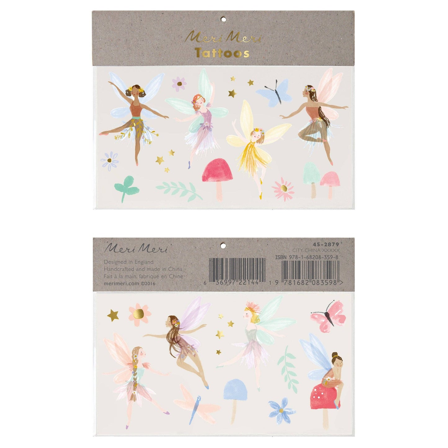 Meri Meri - Fairy Large Temporary Tattoos