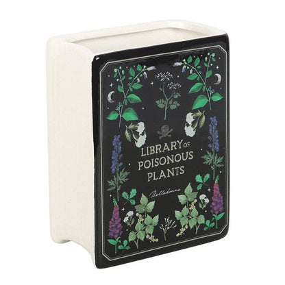 Something Different Wholesale - Poisonous Plants Gothic Botanical Book Shaped Vase