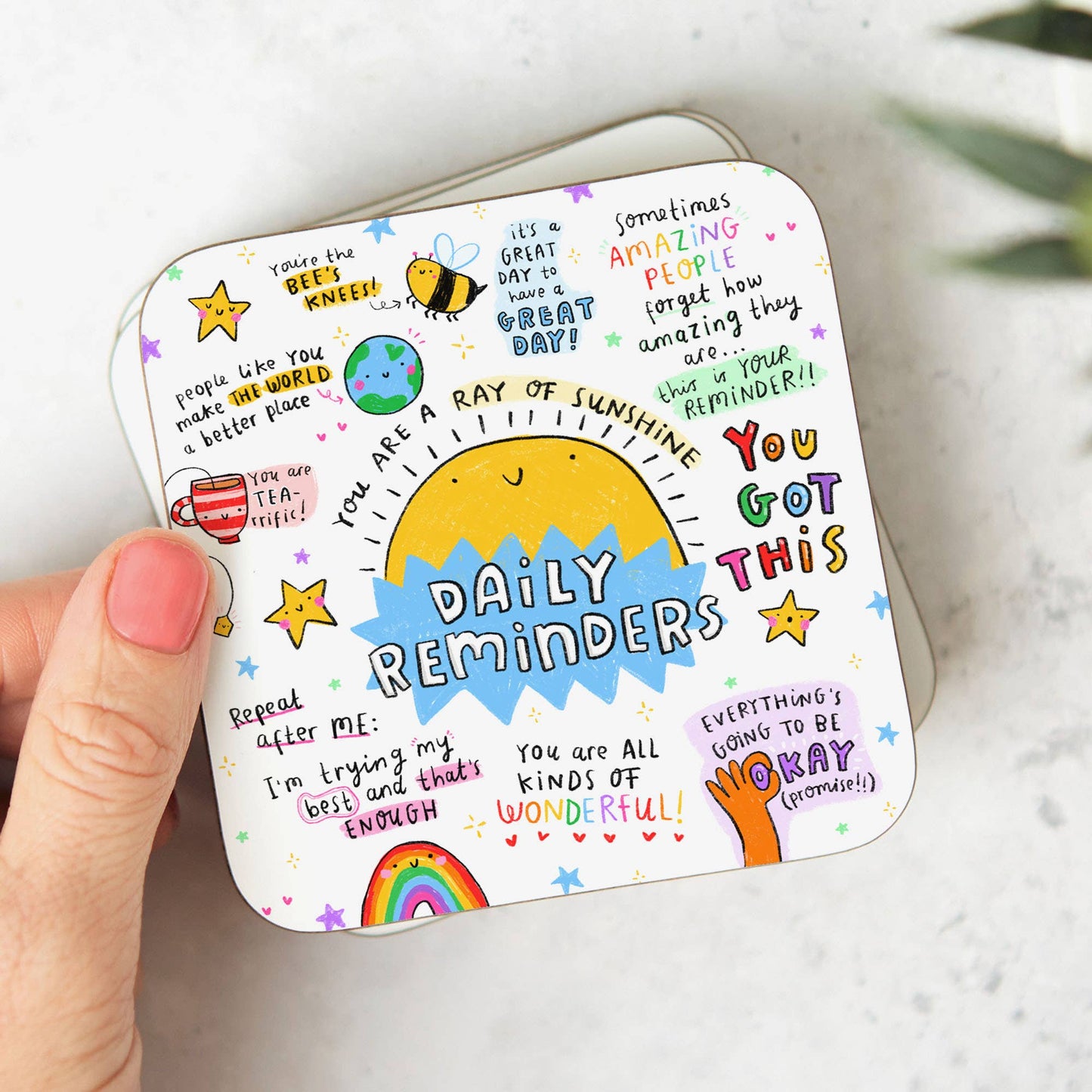 Daily Reminders Coaster