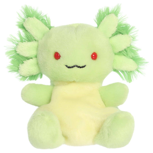 Plush Ecto Radioactive Axolotl Palm Pals. Limited edition uSA