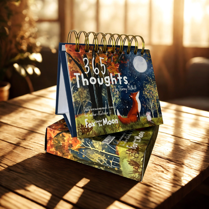 Fox Under The Moon - 365 Thoughts - Daily Encouragement Desktop Flipbook