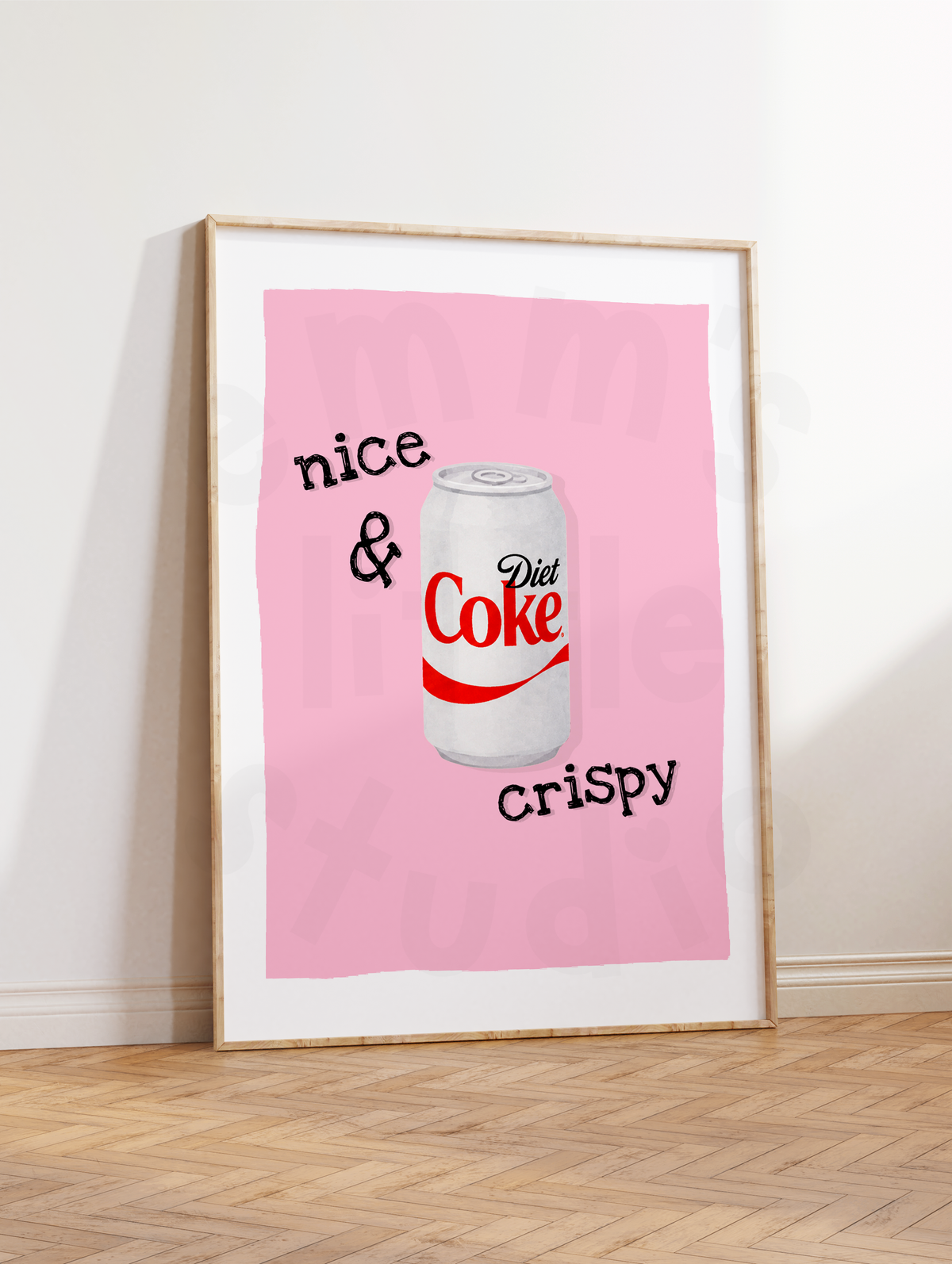 Emm's Little Studio - Nice & Crispy Diet Coke Print