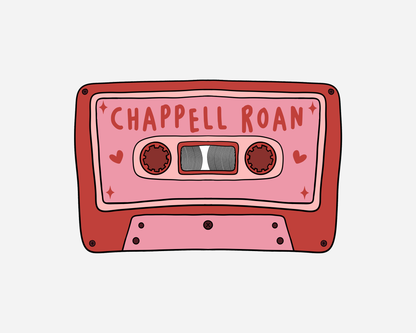 Danni Boden Designs - Chappell Roan Cassette Tape Sticker