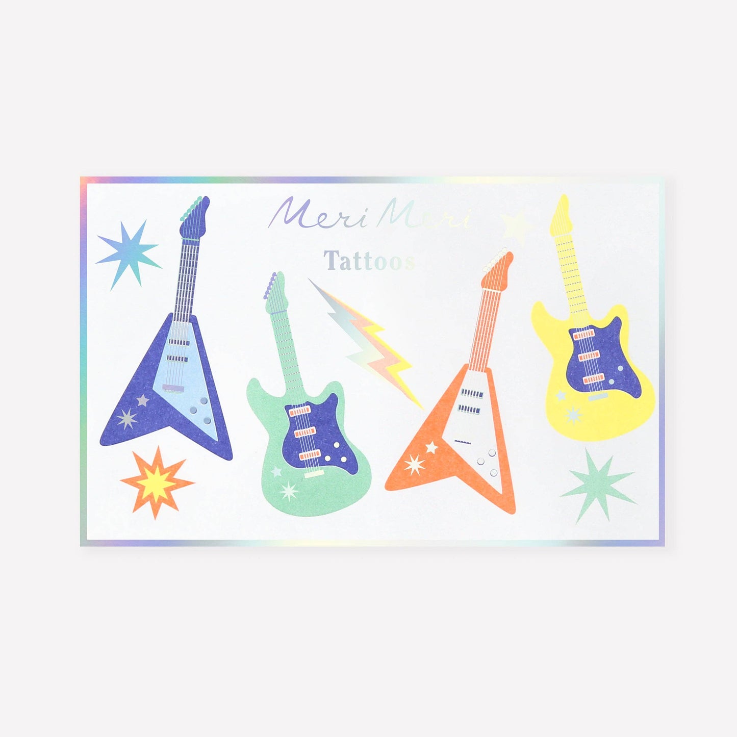 Meri Meri - Electric Guitar Temporary Tattoos