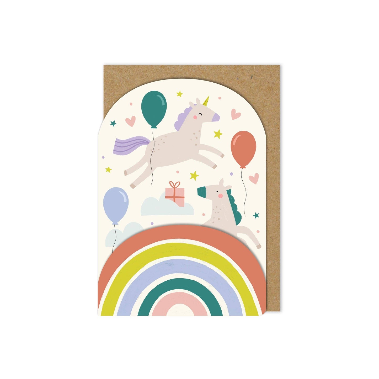 Zoe Spry - Diecut Unicorns Under the sea Birthday card