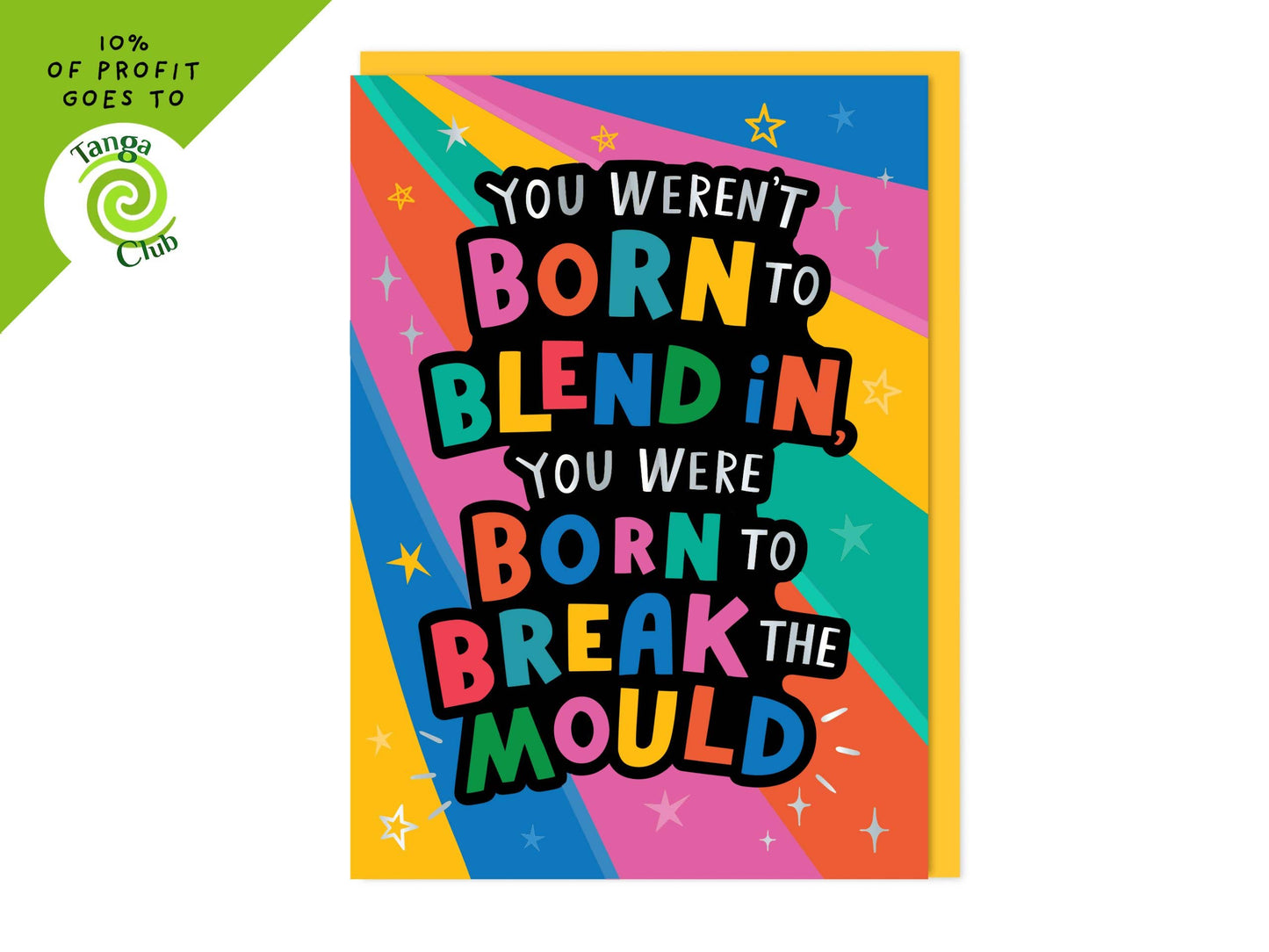 Dotty Black - Born to Break the Mould Card