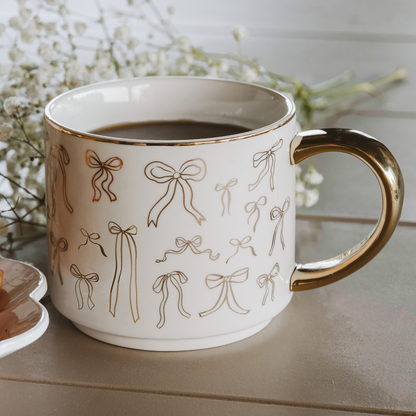 Sweet Water Decor - *NEW* Bows Coffee Mug - Spring Decor & Gifts