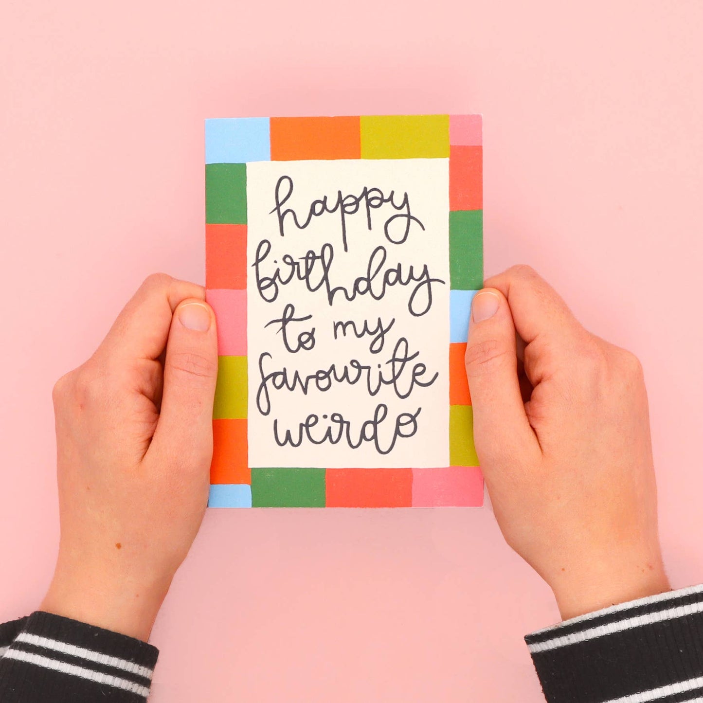 Oh, Laura - Greeting card - 'my favourite weirdo'