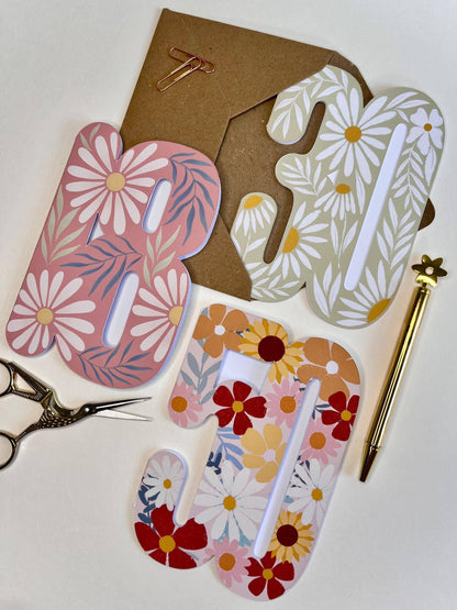 Ellice Owens Designs - Floral 18th Birthday Card for Her, Unique Cut Out Card