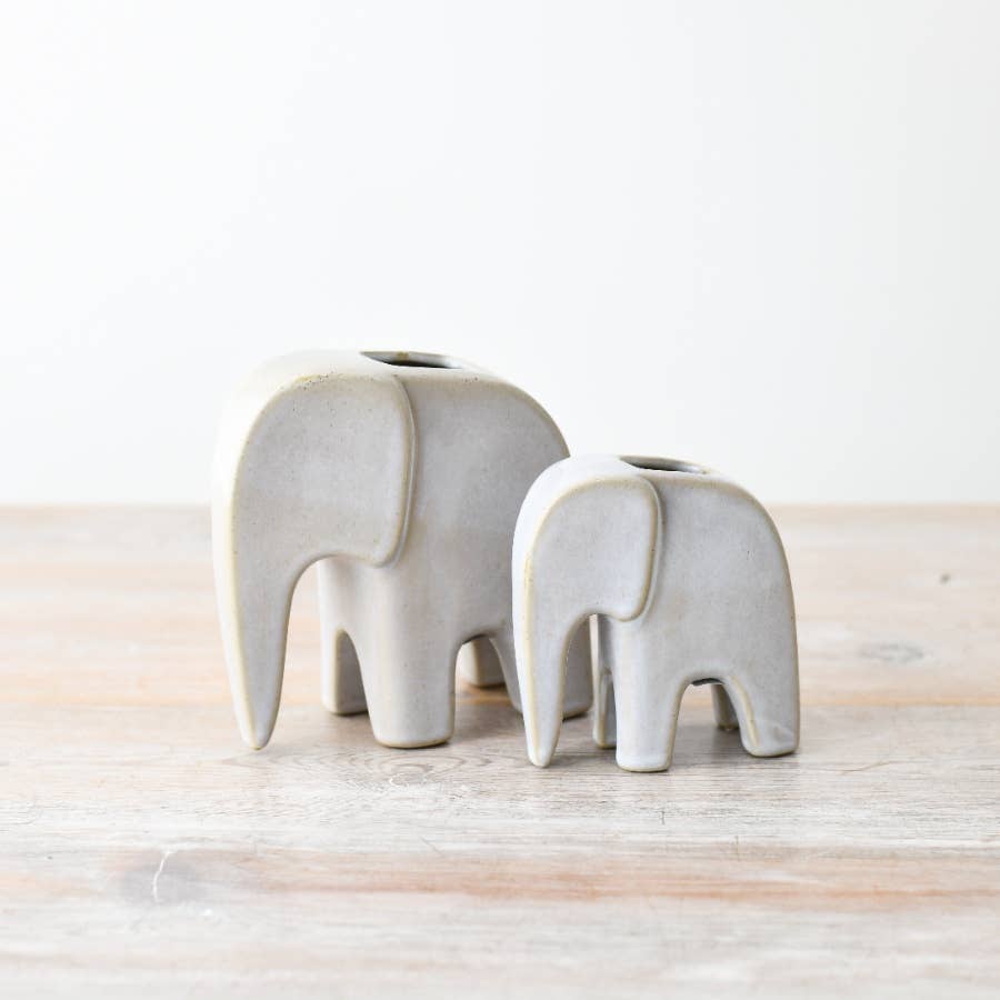Gainsborough Giftware - Elephant Vase Porcelain, 13cm