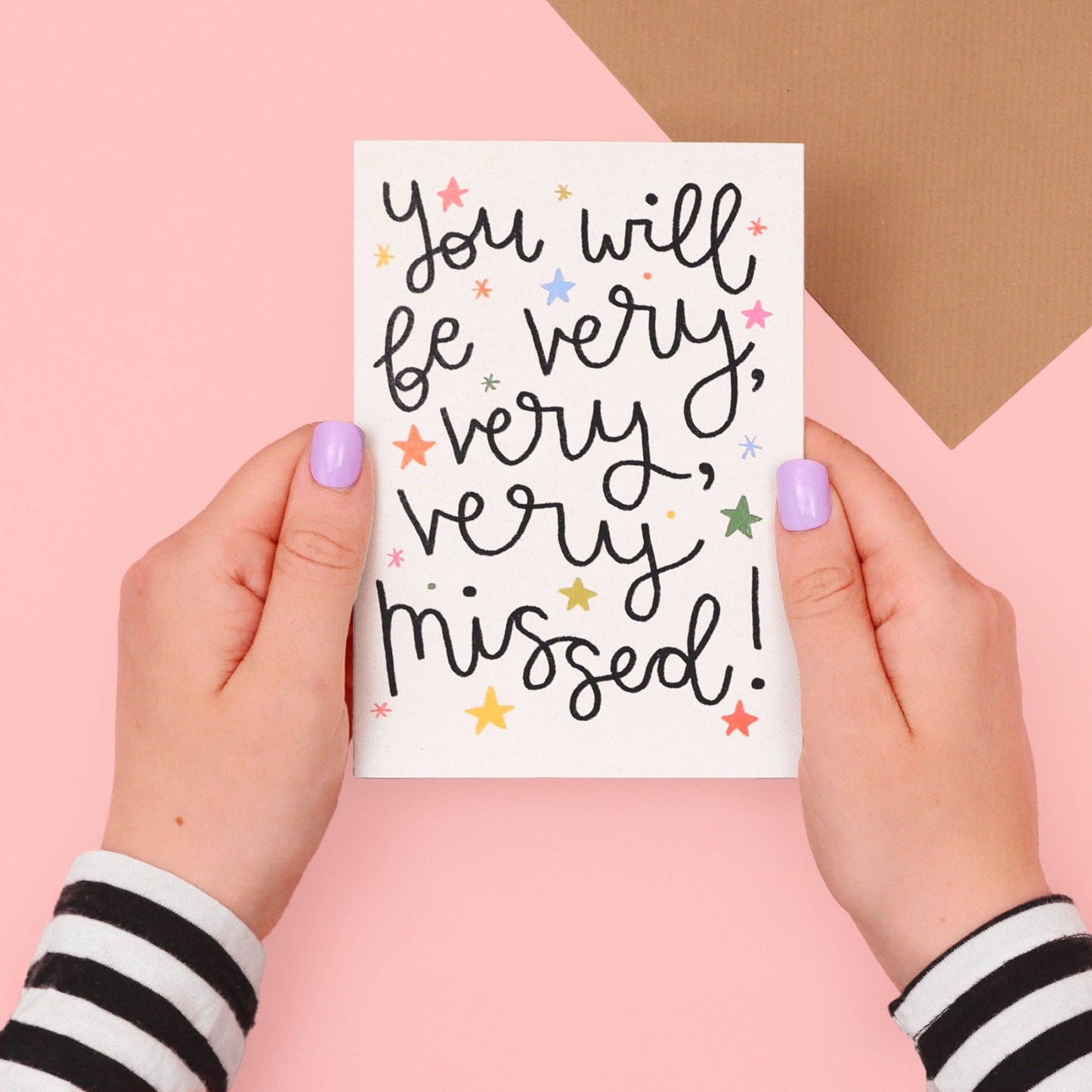 Oh, Laura - Greeting card - 'you will be very missed'