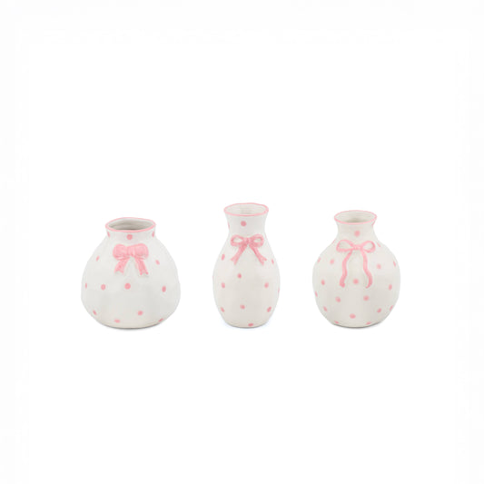Sass and Belle - Bow Mini Vases - Assorted