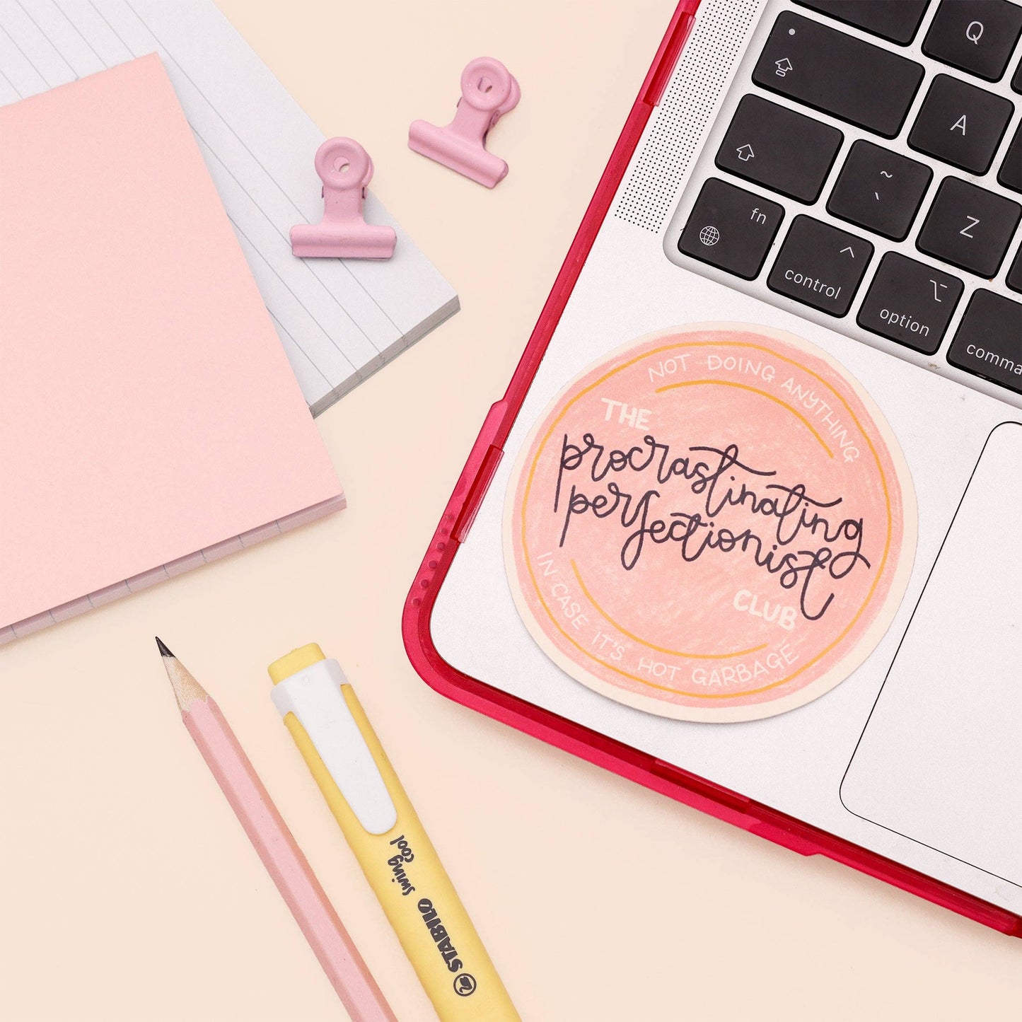 Oh, Laura - Vinyl sticker - procrastinating perfectionist