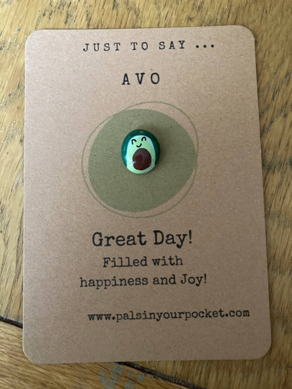 Pals in your Pocket - Handmade Birthday Card With Cute Pocket Pebble