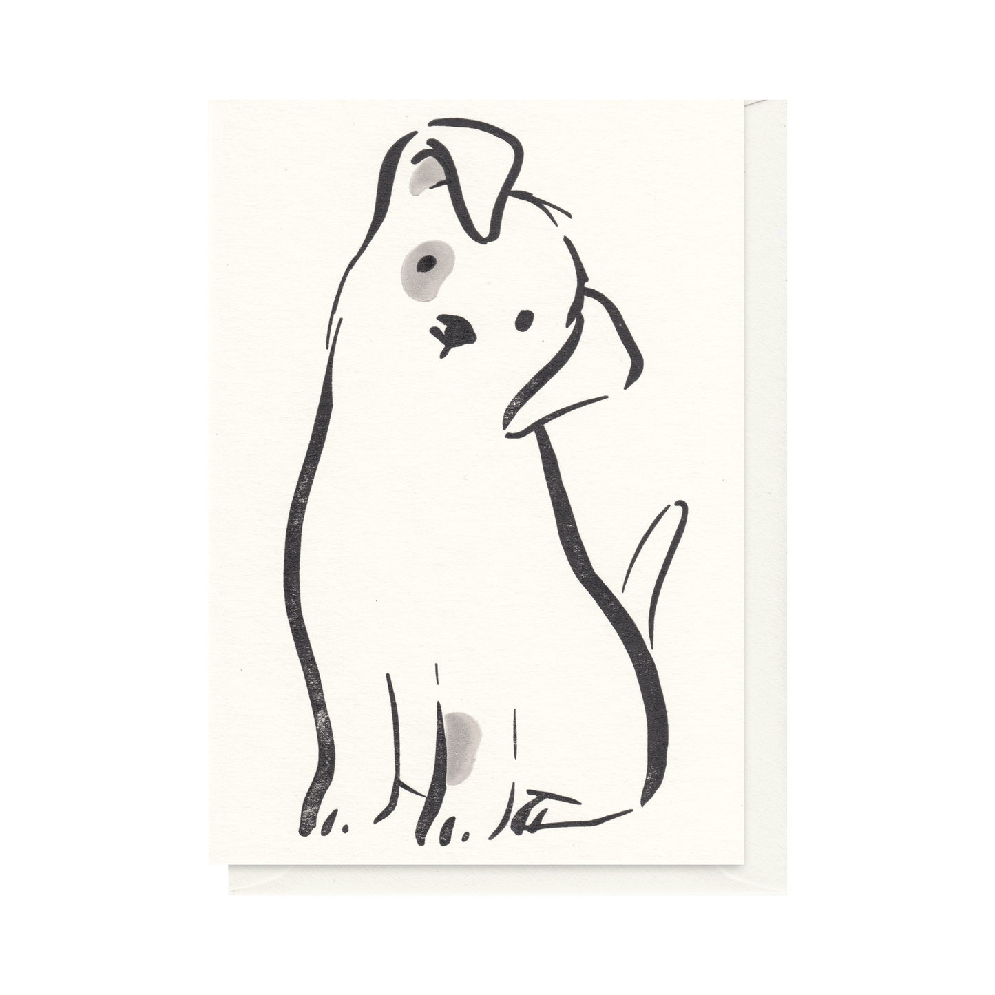 Alex & Olive - Dog Everyday Handcrafted Card - Letterpress Printed