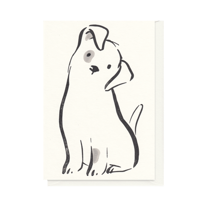 Alex & Olive - Dog Everyday Handcrafted Card - Letterpress Printed