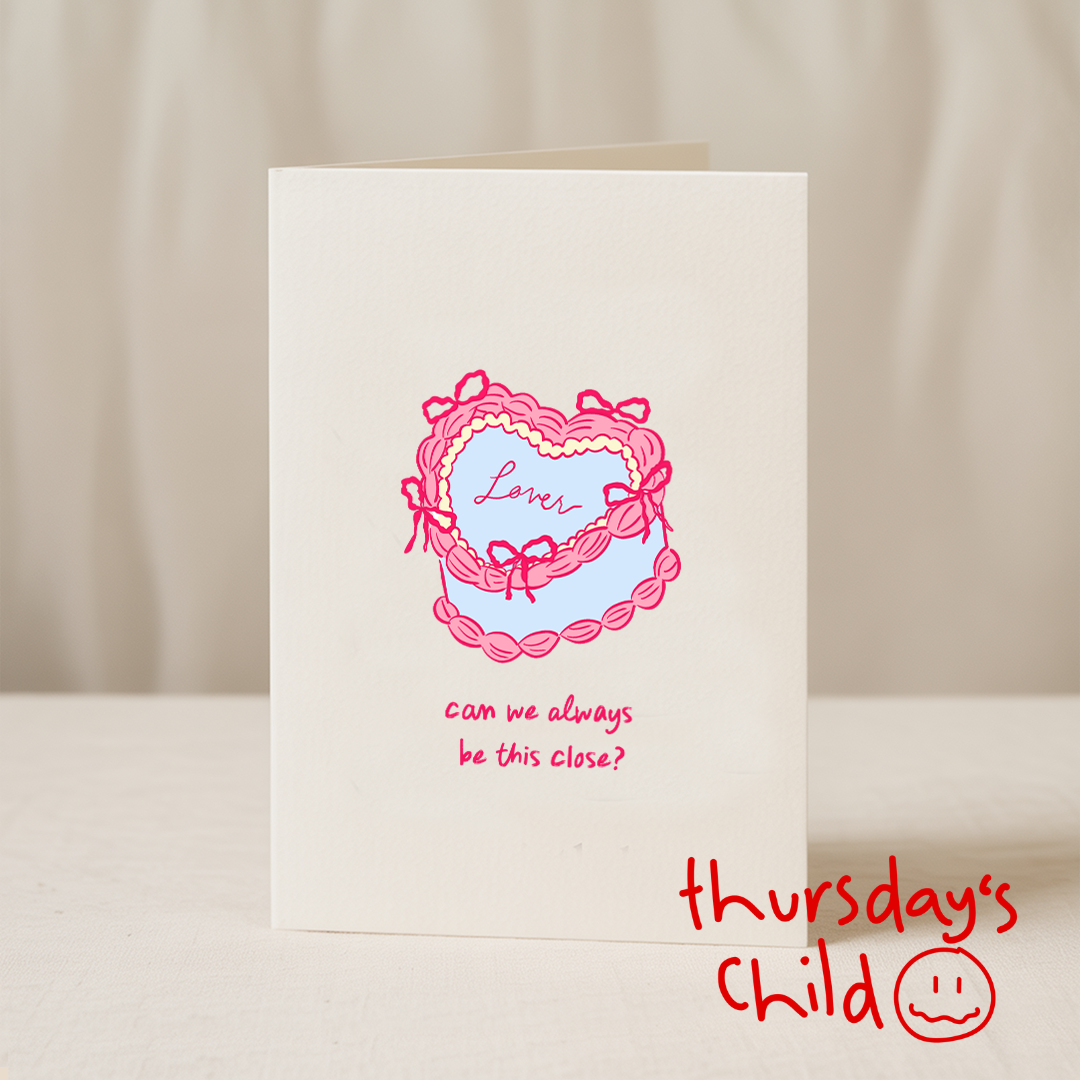 Blue Iris Designs Co - Lover Taylor Swift 5x7/A6 card - Collab X TC