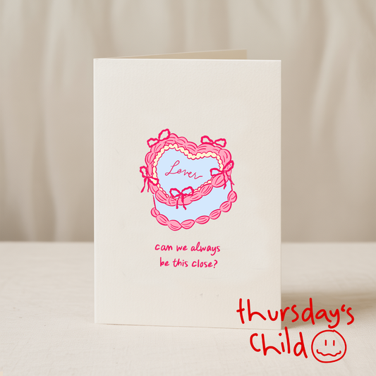 Blue Iris Designs Co - Lover Taylor Swift 5x7/A6 card - Collab X TC