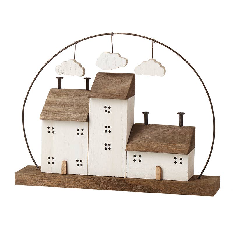 Heaven Sends - Wooden House With Clouds