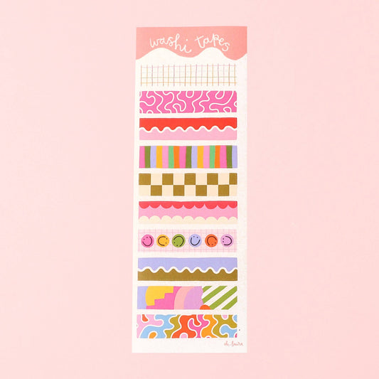 Oh, Laura - Planner Stickers - Washi Tapes