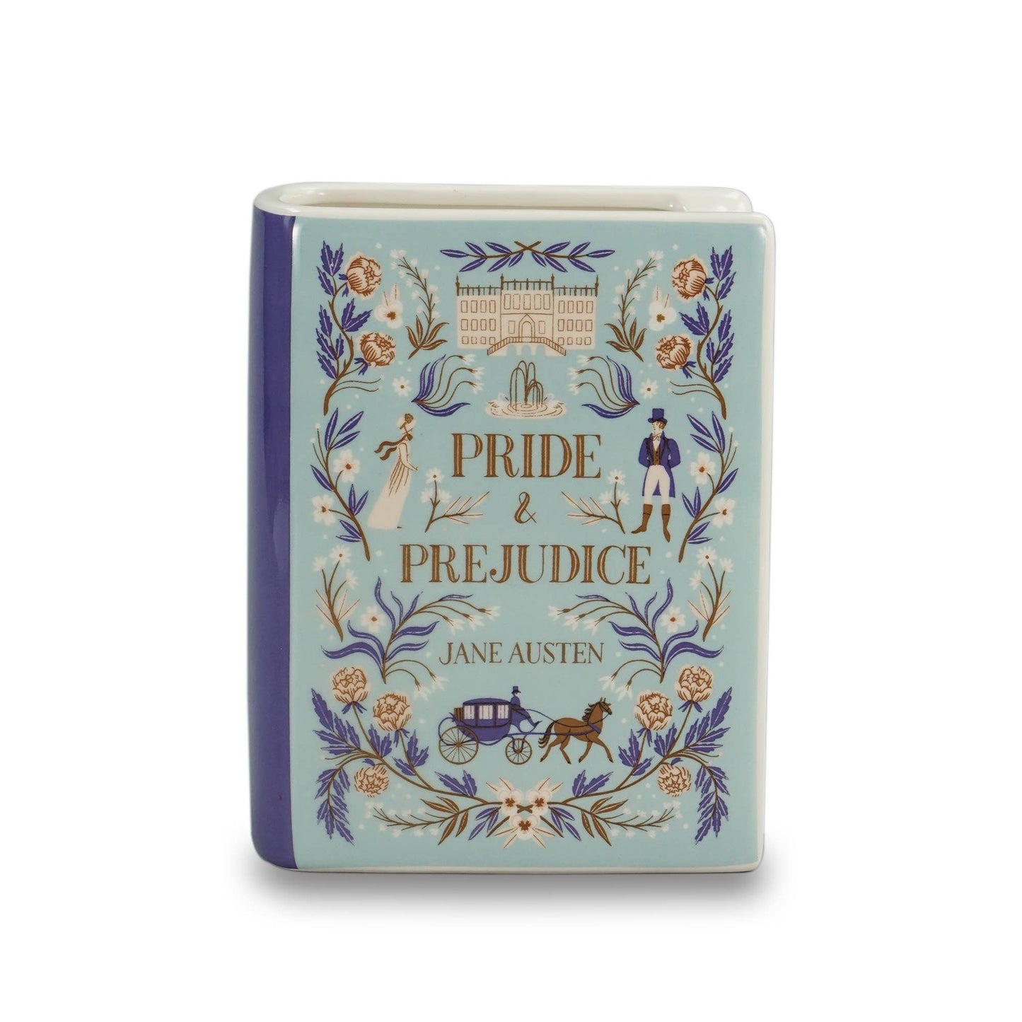 Book Vase Ceramic Book - Pride & Prejud.)