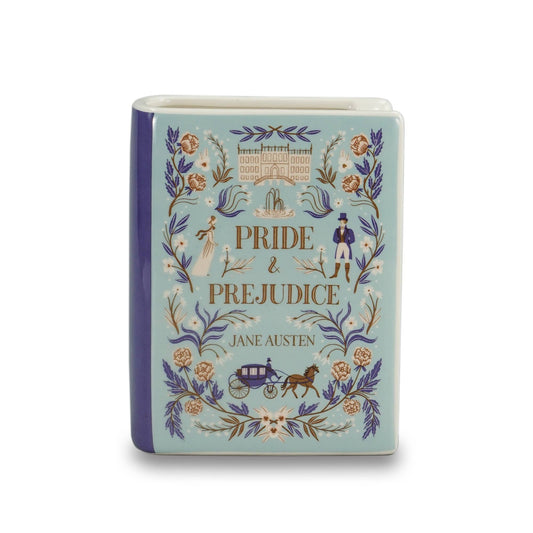 Book Vase Ceramic Book - Pride & Prejud.)