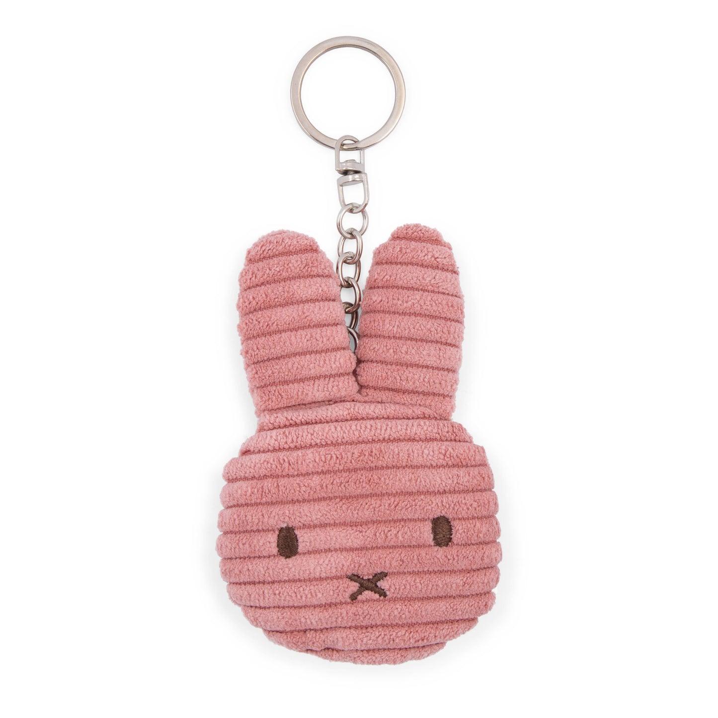 Miffy by S-c Brands - Miffy Flat Keyring Corduroy ECO Dusty Rose 10cm